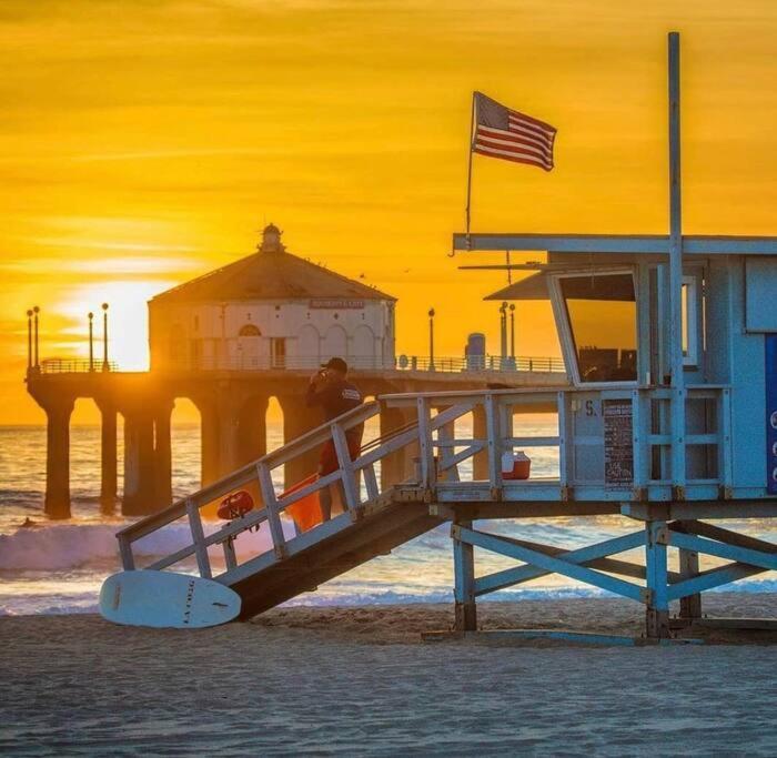 Brand New Ocean-View Beach Home Steps To The Sand! Manhattan Beach Exteriör bild